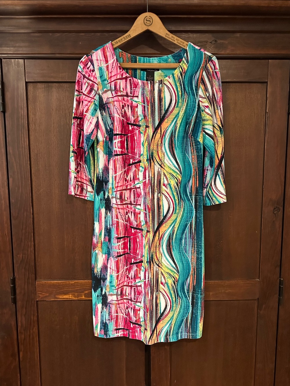 Signature by Robbie Bee • women’s midi dress • spandex